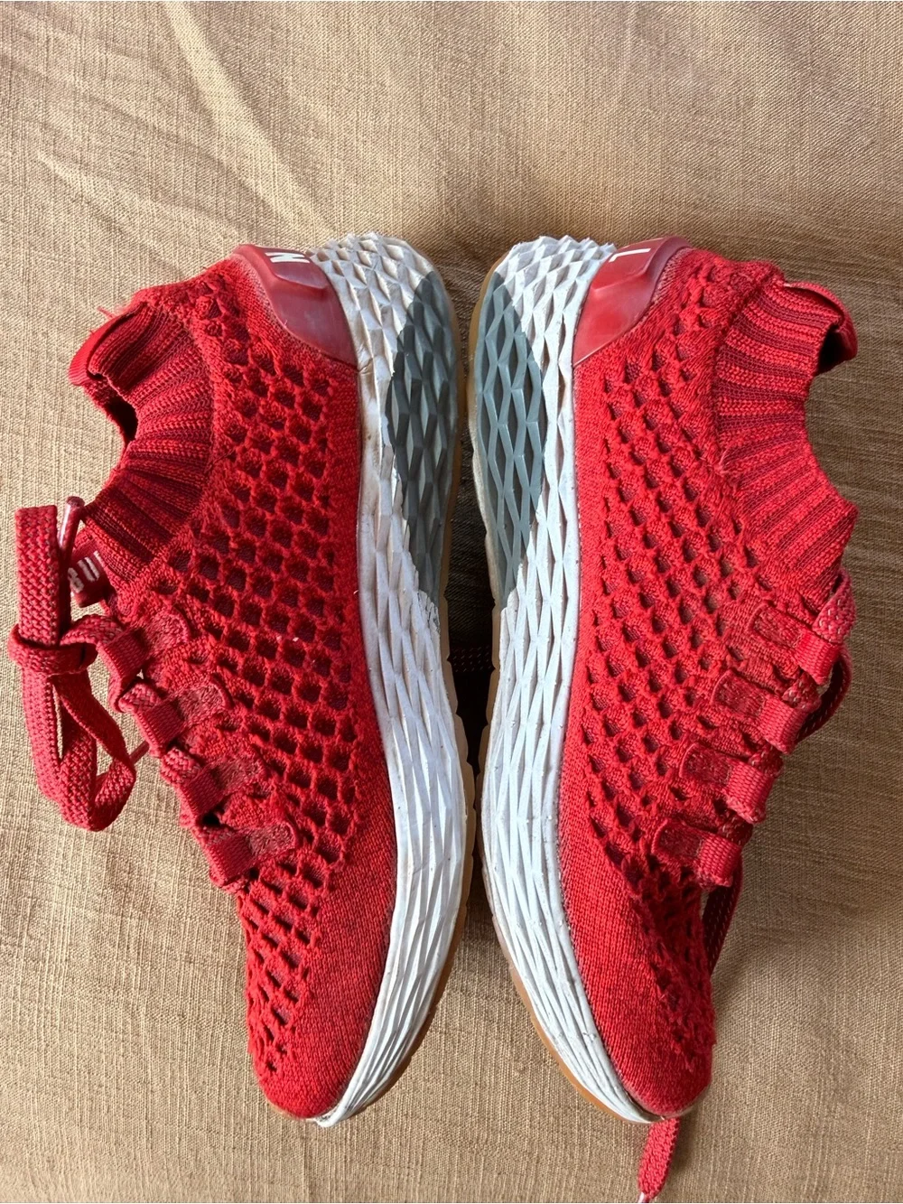 NOBULL Red Knit Training Sneakers
